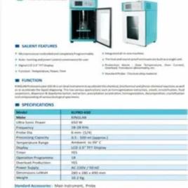 Manual Probe Sonicator With Sound Proof