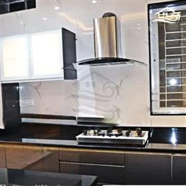 PU Laminated L Shape Kitchen
