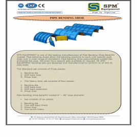PU Iron & Steel Pipe Bending Shoe