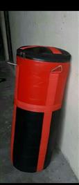 Gym Red Leather Punching Bag