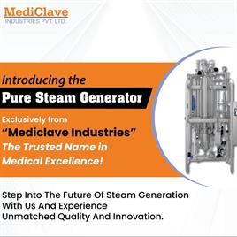 SS 316 Pure Steam Generating Machine