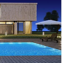 Blue PVC Pool Membrane