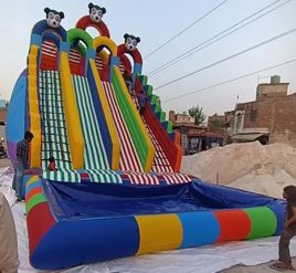PVC Coated Fabric Inflatable Water Slide