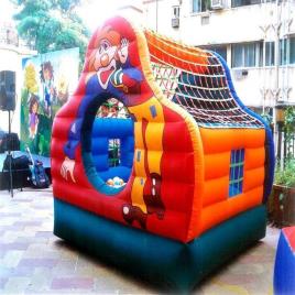 PVC Coated Fabric Digital Printed Bouncy Combo Play Ride