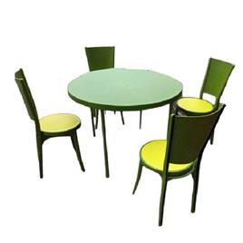 PVC Foldable Dining Table Set