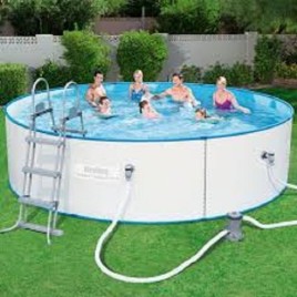 Steel Wall Outdoor PVC Pool 12'X48"
