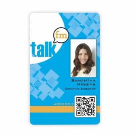 Rectangular Office ID Card PVC