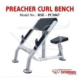 R. S. Enterprises Gym Preacher Curl Bench