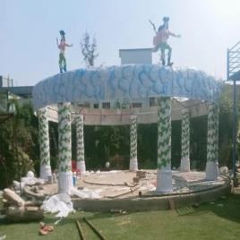 Water Park Fiber Rain Dance