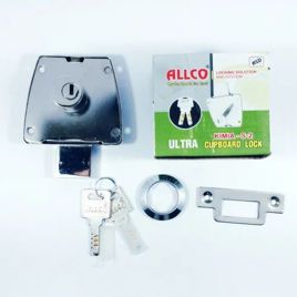 RAMLAH 23mm Ultra Kimia Cupboard Lock Set, Nickel