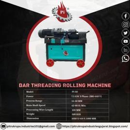 HGS 50 Rebar Threading Machine
