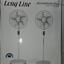 Rechargeable AC/DC Solar Fan