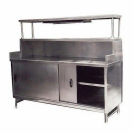 Rectangular Silver SS Counter