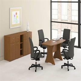 Rectangular 4 Seater Conference Table, No Storage