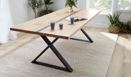 Rectangular 8-Seater Wooden Conference Table