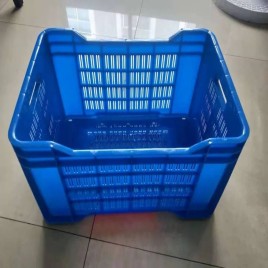 Blue Mesh Plastic Vegetable Crates
