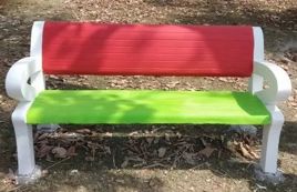 Rectangular Polished Garden Bench Mould