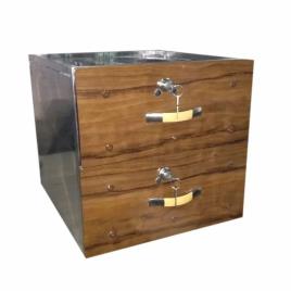 Rectangular Stainless Steel Storage Drawer, Office Use