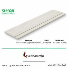 White Shera Rectangular Cladding Plank