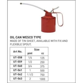 5-inch Red Oil Dispensing Can