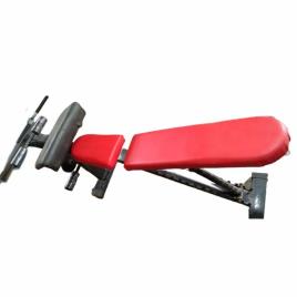 Adjustable Preacher Curl Bench Red Black 75kg