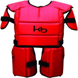 KBI Sports Rugby Tackle Suits (Red/Black)
