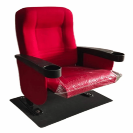 Fixed Red Auditorium Chair