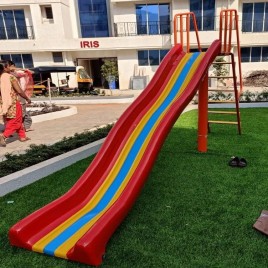 Red FRP Playground Slide