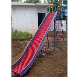 Red MS, FRP Single Slide Roller for Parks