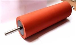 Red Silicone Neoprene Conveyor Roller