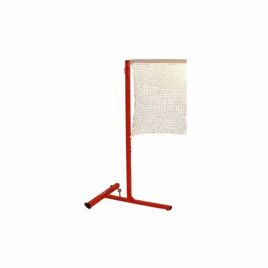 Red Park Badminton Post Ground Fixed