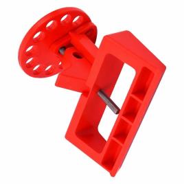 Red Plastic Large Breaker Lockout Device