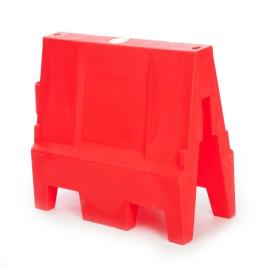 Red Plastic Traffic Safety Barrier