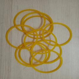 Red Industrial PU O-ring, Round