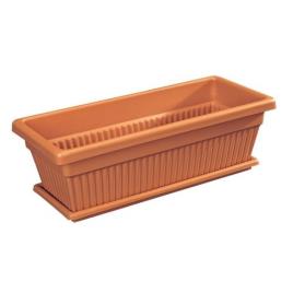 Red Rectangle FRP Garden Planter