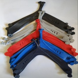 Red Rubber Footwear Straps