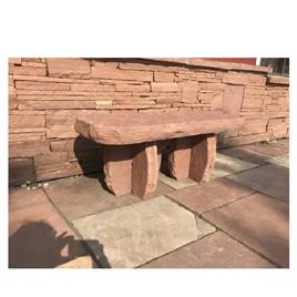 Red Sandstone Garden Seat
