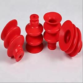 Red Silicone Rubber Suction Pad