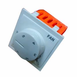 White PVC Fan Controller, 220V