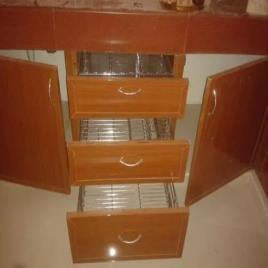 Residential PVC Modern Kitchen