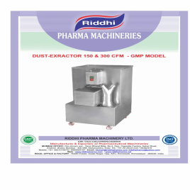 RIDDHI Automatic Tablet Dust Extractors - 300 CFM