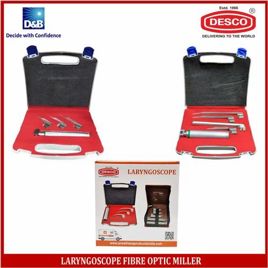 Rigid Straight Fiber Optic Miller Laryngoscope