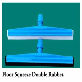 Plastic Double Rubber Floor Cleaning Wiper