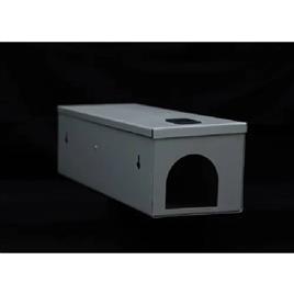 Mild Steel Rectangular Rodent Bait Box