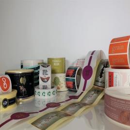 Metallized Pharma Roll Labels