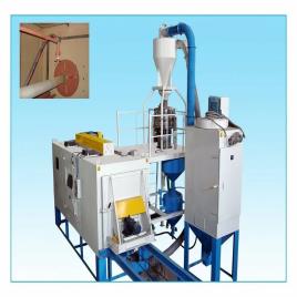 Roller Pipe Shot Blast Machine, 15 H.p, 5MT Capacity