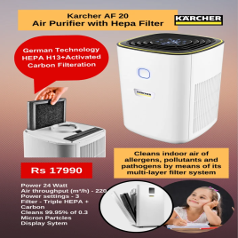 Air Purifier Device, Laser & HEPA H13