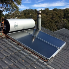 Round Aluminum Solar Water Heater Pump