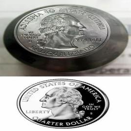 Circular Coin Stamp
