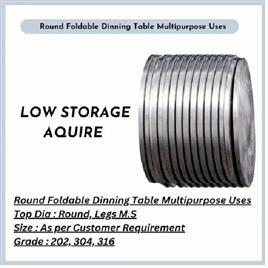 Round Folding Utility Table